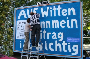 AUF Witten wird seinen Wahlkampf getreu dem Motto "Um uns selbst müssen wir uns selber kümmern" organisieren.