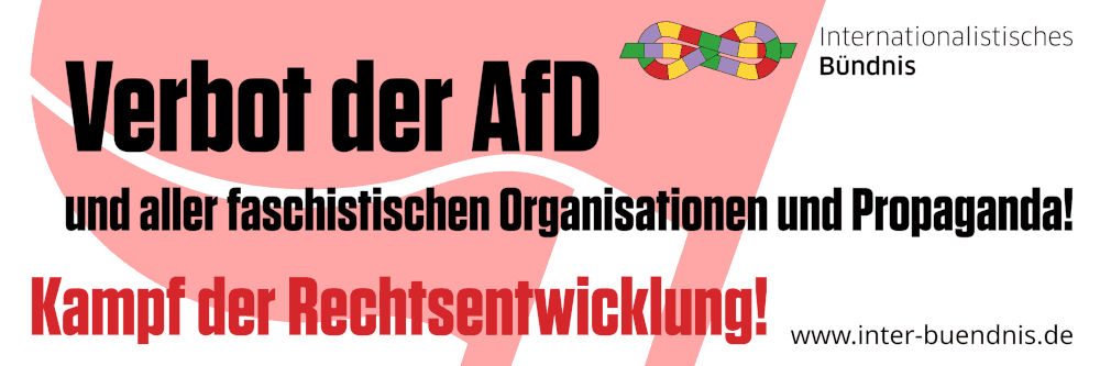 InterBuendnis Banner AfD Verbot