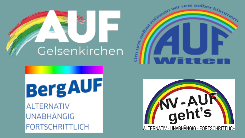 Logos der klagenden Bündnisse gegen den Verfassungsschutz