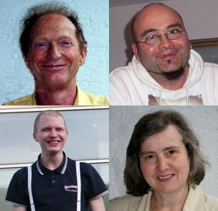 Der neu gewählte Vorstand 2011: Romeo Frey, René Schlüter, Ulrich Wagner, Ruth Schlüter